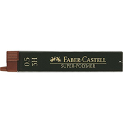 FABER-CASTELL MINAS SUPER-POLYMER 0.5mm 3H 12-PACK 120513